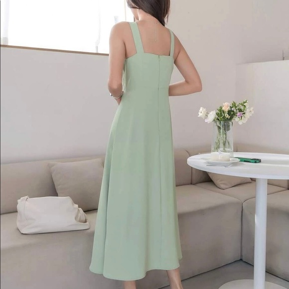 DAZY Green Button Dress - Picture 3 of 3